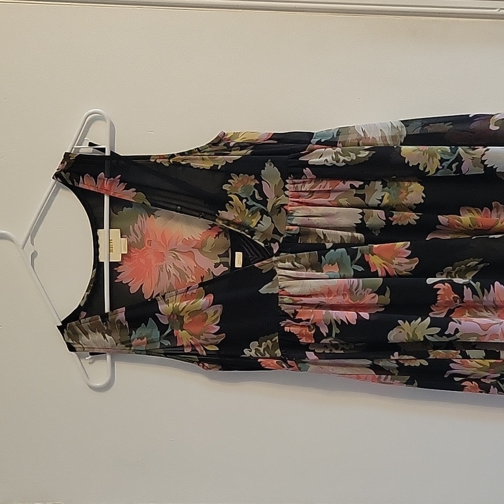Mauve floral dress